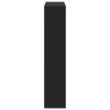 vidaXL Raumteiler Schwarz 100x33x156,5 cm Holzwerkstoff