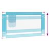 vidaXL Kleinkind-Bettschutzgitter Blau 150x25 cm Stoff