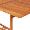 vidaXL 9-tlg. Garten-Essgruppe Massivholz Teak