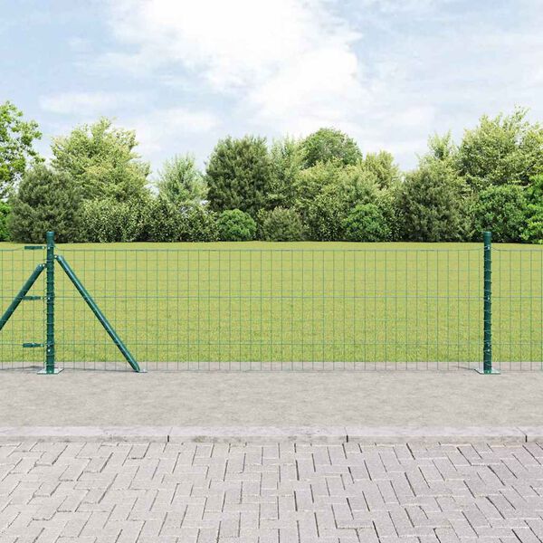 vidaXL Zaunpfosten 26 pcs Grau 3,2 x 3,2 x 50 cm