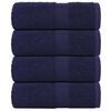 vidaXL G&auml;stet&uuml;cher FROGN 4 Stk. Marineblau 30x50 cm 360 g/m&sup2;