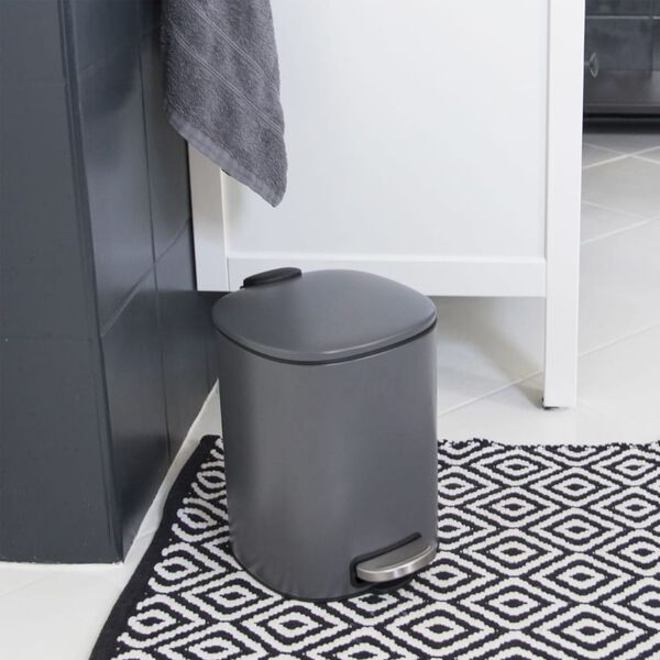 HI Treteimer Metall 5 L Anthrazit