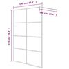 vidaXL Duschwand f&uuml;r Begehbare Dusche Wei&szlig; 140x195 cm ESG-Klarglas