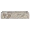 vidaXL Waschbecken Grau 58x39x10 cm Marmor