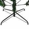 vidaXL K&uuml;nstlicher geflammter Weihnachtsbaum 150 LEDs Gr&uuml;n 120 cm