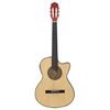vidaXL Westerngitarre Cutaway mit Equalizer und 6 Saiten