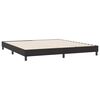 vidaXL Boxspringbett ohne Matratze Schwarz 180x220 cm Samt
