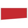 vidaXL Seitenmarkise Ausziehbar 220x600 cm Rot