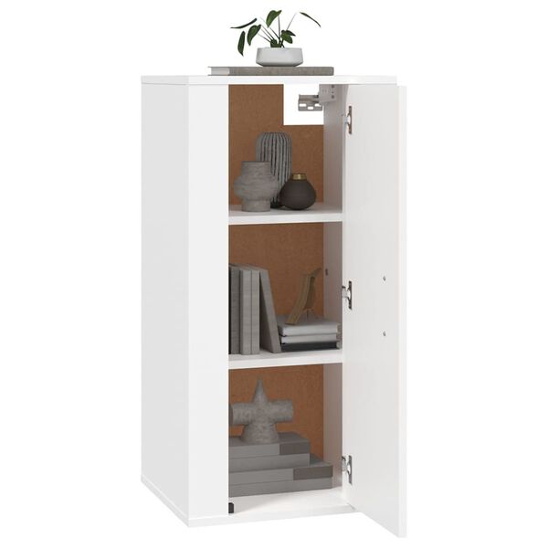 vidaXL TV-Wandschrank Wei&szlig; 40x34,5x80 cm