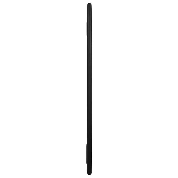 vidaXL Wandspiegel Schwarz &Oslash; 30 cm Rund