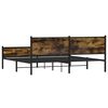 vidaXL Metallbett ohne Matratze R&auml;uchereiche 200x200 cm