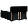 vidaXL Boxspringbett mit Matratze Schwarz 160x200 cm Stoff
