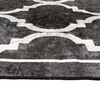 vidaXL Teppich Waschbar Schwarz und Wei&szlig; 160x230 cm