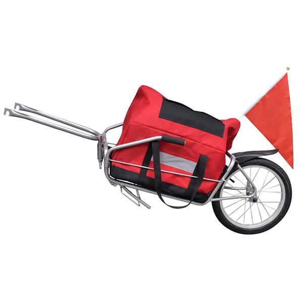 vidaXL Fahrradanh&auml;nger Einrad mit Tasche
