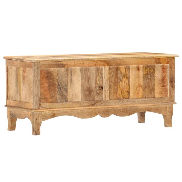 vidaXL Aufbewahrungstruhe 100 x 38 x 45 cm Massivholz Mango