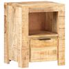 vidaXL Nachttisch 40x30x50 cm Raues Mangoholz