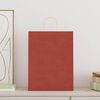 vidaXL Papiertragetaschen 250 Stk. mit Henkeln Rot 32x12x42 cm