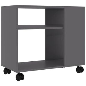 vidaXL Beistelltisch Grau 70x35x55 cm Holzwerkstoff