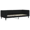 vidaXL Tagesbett Ausziehbar mit Schubladen Schwarz 90x200 cm Samt