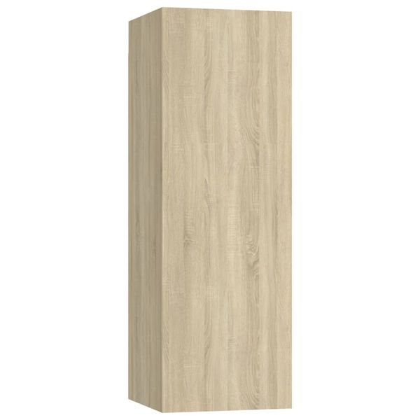 vidaXL 8-tlg. TV-Schrank-Set Sonoma-Eiche Holzwerkstoff