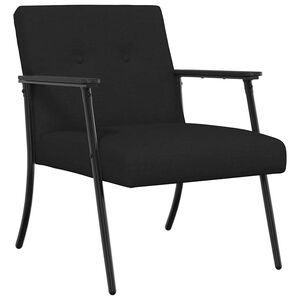 vidaXL Sessel Schwarz Stoff