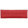 vidaXL R&uuml;ckenkissen Rot 160 x 19 x 50 cm Stoff