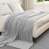 vidaXL Wohndecken 6 St&uuml;ck Grau 240 x 270 cm Fleece