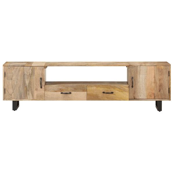 vidaXL TV-Schrank 160x30x45 cm Massivholz Mango