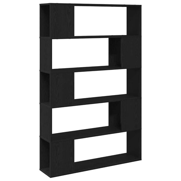 vidaXL TV-Schrankset Schwarz Eichen-Optik 100 x 24 x 155 cm