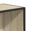 vidaXL B&uuml;cherregal Sonoma-Eiche 65,5x33x107,5 cm Holzwerkstoff