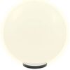 vidaXL LED-Gartenleuchten 2 Stk. Kugelf&ouml;rmig 50 cm PMMA