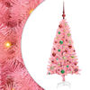 vidaXL Weihnachtsbaum mit 150 LEDs mit St&auml;nder Rosa 120 cm PVC