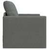 vidaXL Bodensofa mit Schlaffunktion Dunkelgrau 112x174x55 cm Stoff
