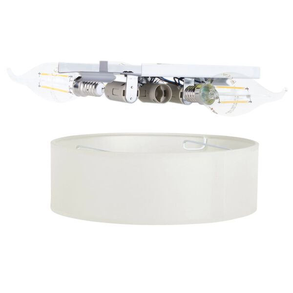 Smartwares Deckenleuchte 40x40x10 cm Wei&szlig;
