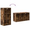 vidaXL H&auml;ngeschrank Ger&auml;ucherte Eiche 40 x 29,5 x 80 cm Holzwerkstoff