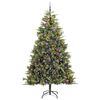 vidaXL K&uuml;nstlicher klappbarer Weihnachtsbaum mit Tannenzapfen 240 cm