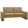 vidaXL Schlafsofa Cappuccino-Braun Kunstleder