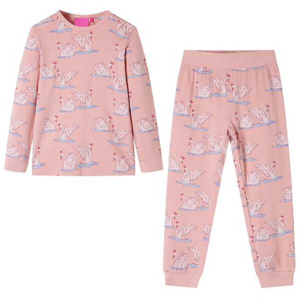 Kinderpyjama mit Langen &Auml;rmeln Hellrosa 92