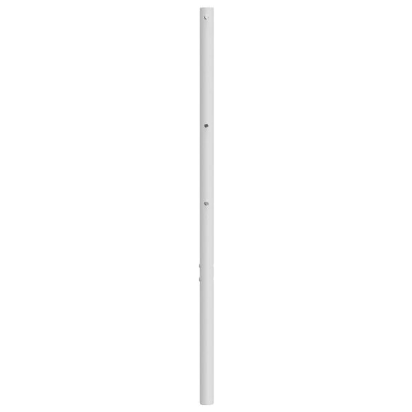 vidaXL Kopfteil Metall Wei&szlig; 140 cm