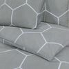 vidaXL Bettw&auml;sche-Set Grau 240x220 cm Baumwolle