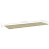 vidaXL B&uuml;cherregal-Bretter 8 Stk. Sonoma-Eiche 100x30x1,5 cm