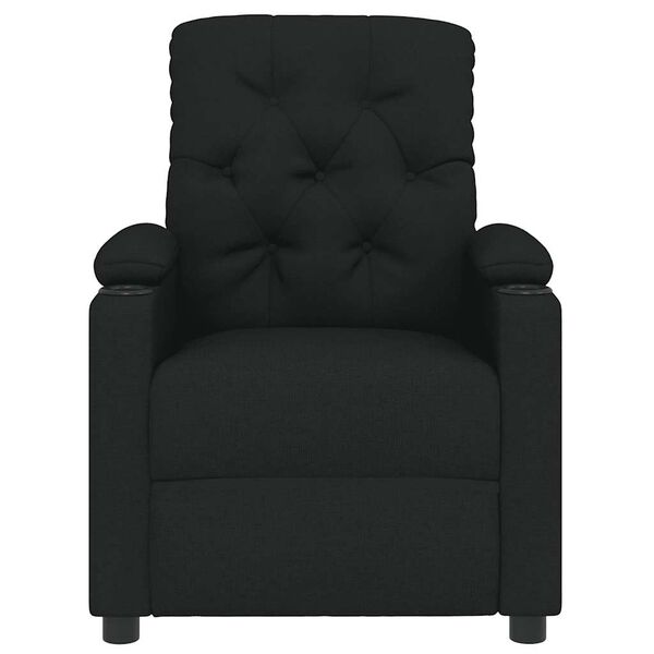 vidaXL Relaxsessel Schwarz Stoff