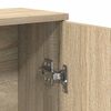 vidaXL Badezimmerschrank mit Rollenhalter Sonoma-Eiche 39x22x90 cm