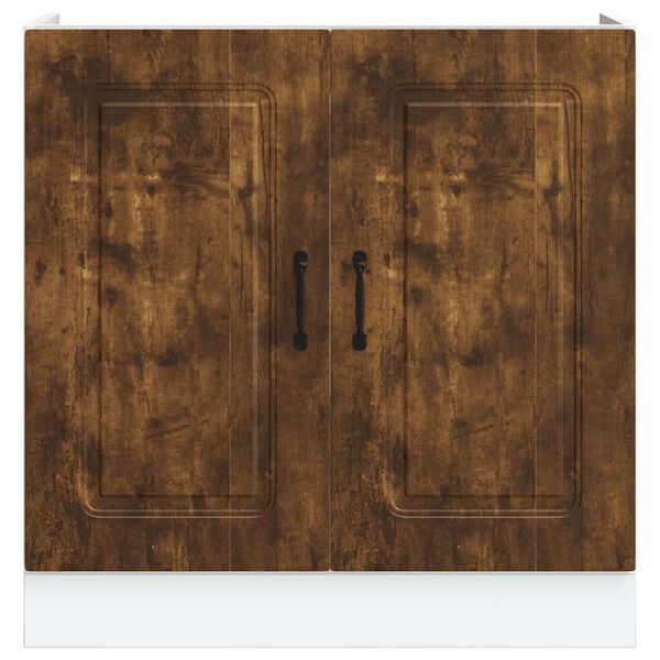 vidaXL Sp&uuml;lenunterschrank Kalmar R&auml;uchereiche 80x46x81,5 cm