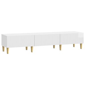vidaXL TV-Schr&auml;nk Hochglanz Wei&szlig; 147 x 34,5 x 30 cm Holzwerkstoff