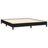 vidaXL Bettgestell ohne Matratze Schwarz 180x200 cm Stoff
