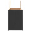 vidaXL Papiertragetaschen 50 Stk. mit Henkeln Schwarz 32x17x25 cm