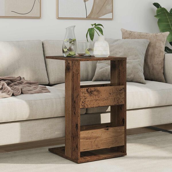 vidaXL Beistelltisch Altholz 40 x 35 x 60,5 cm Holzwerkstoff