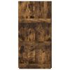 vidaXL Magazinregal Ger&auml;ucherte Eiche 51 x 11 x 102 cm Holzwerkstoff