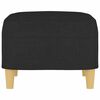 vidaXL Fu&szlig;hocker Schwarz 60x50x41 cm Stoff